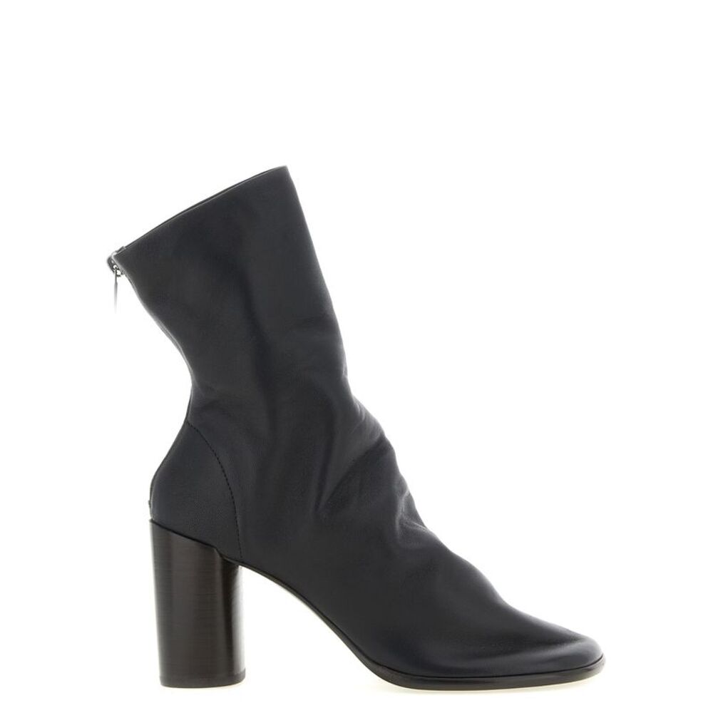 Lemaire Brown Lamb Leather Ankle Women's Boots